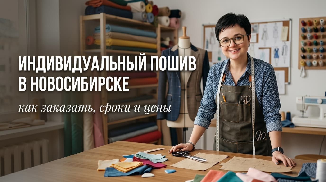 Индивидуальный пошив одежды в Новосибирске: как заказать, сроки и цена